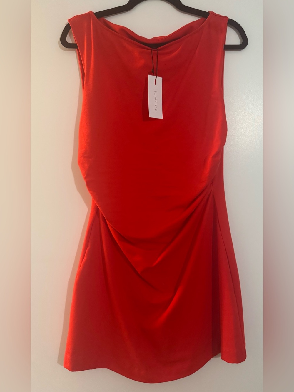 Dynamite Katia Ruched Mini Dress – NWT ❤️ Size Large